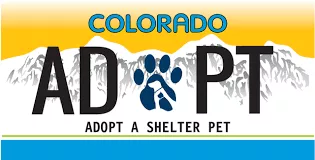 Adopt a Sheltered Pet License Plate