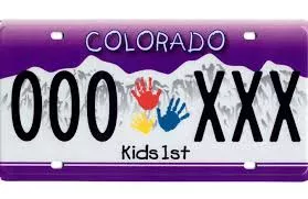 Kids 1st License Plate